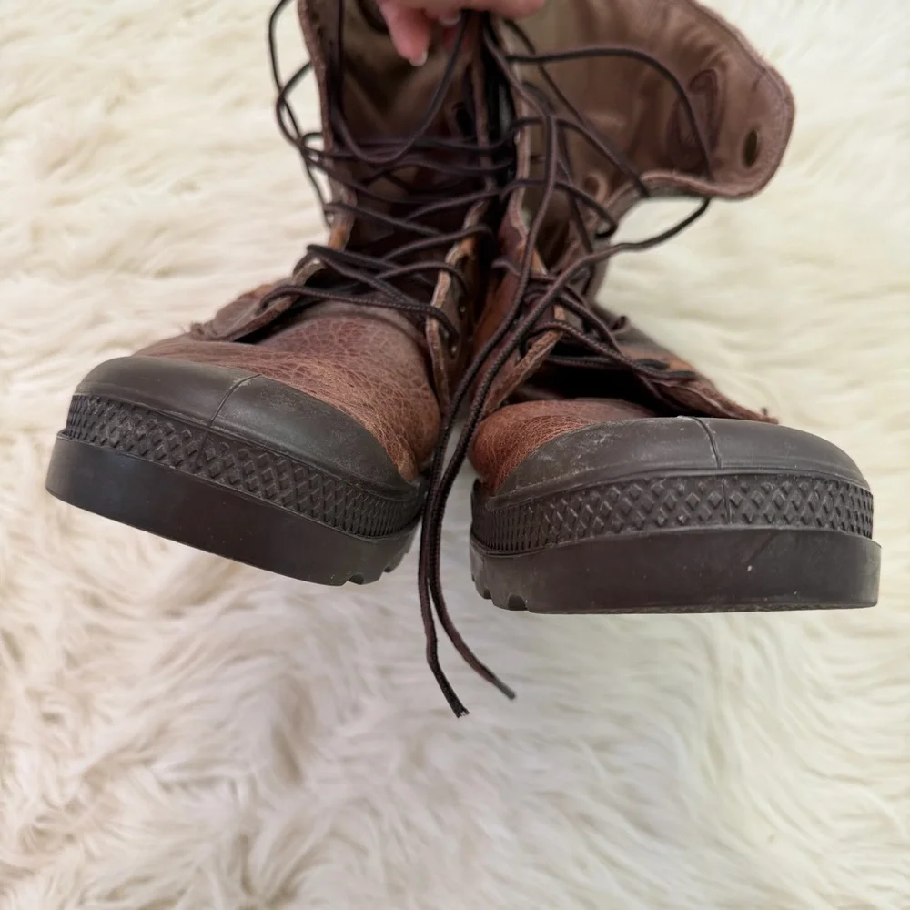 Palladium Baggy Leather Boots - Picture 6 of 8